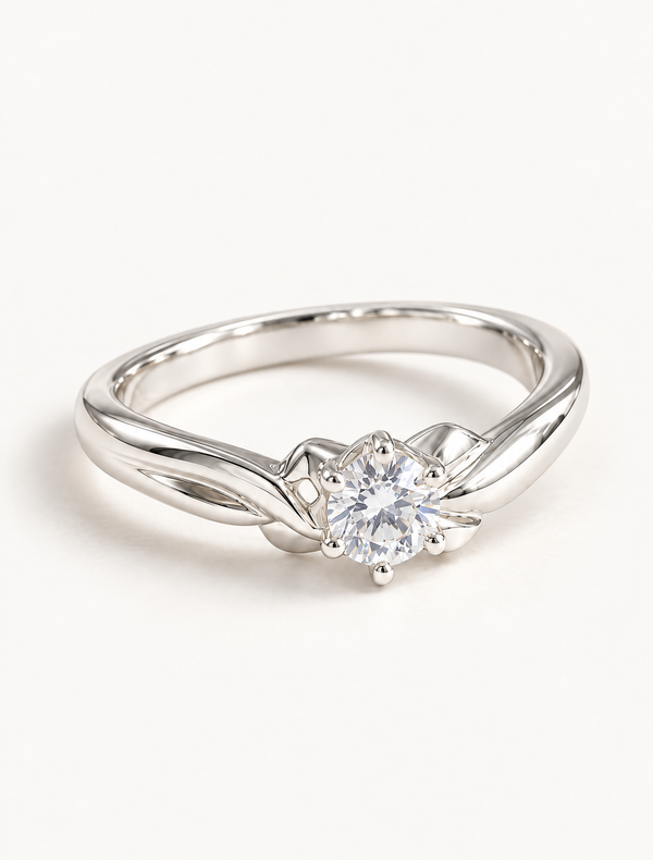 Bloom Solitaire Ring