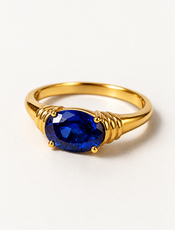 Blue Bold Ring