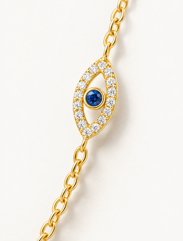 Blue Evil Eye Bracelet
