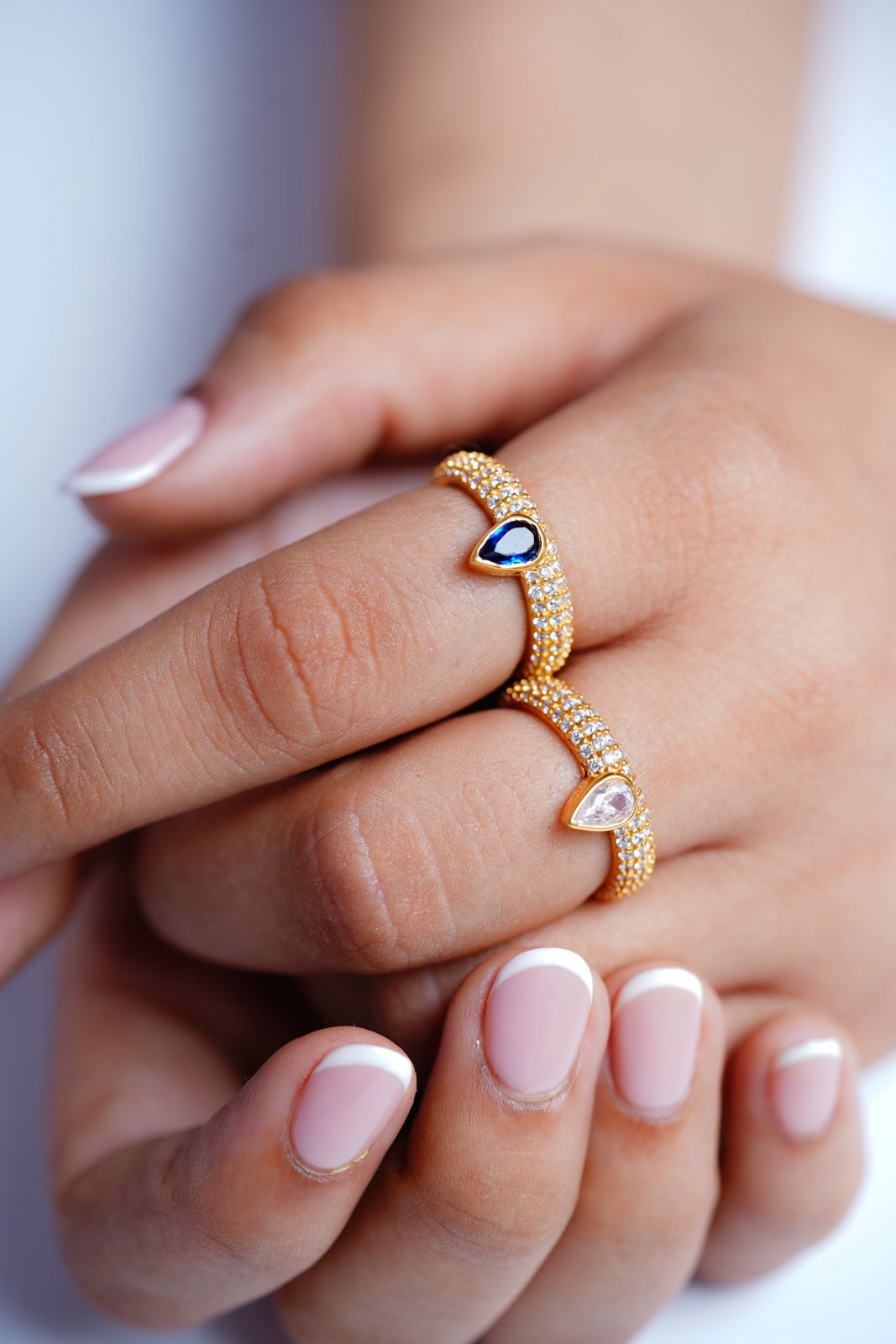 Blue Serenity Ring-Rings-Anushka Jain Jewellery