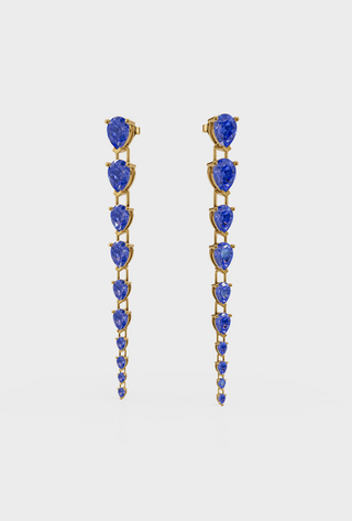 Celestial Blue Danglers Earrings