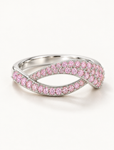 Blush Infinity Ring