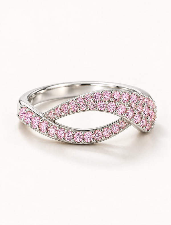 Blush Infinity Ring