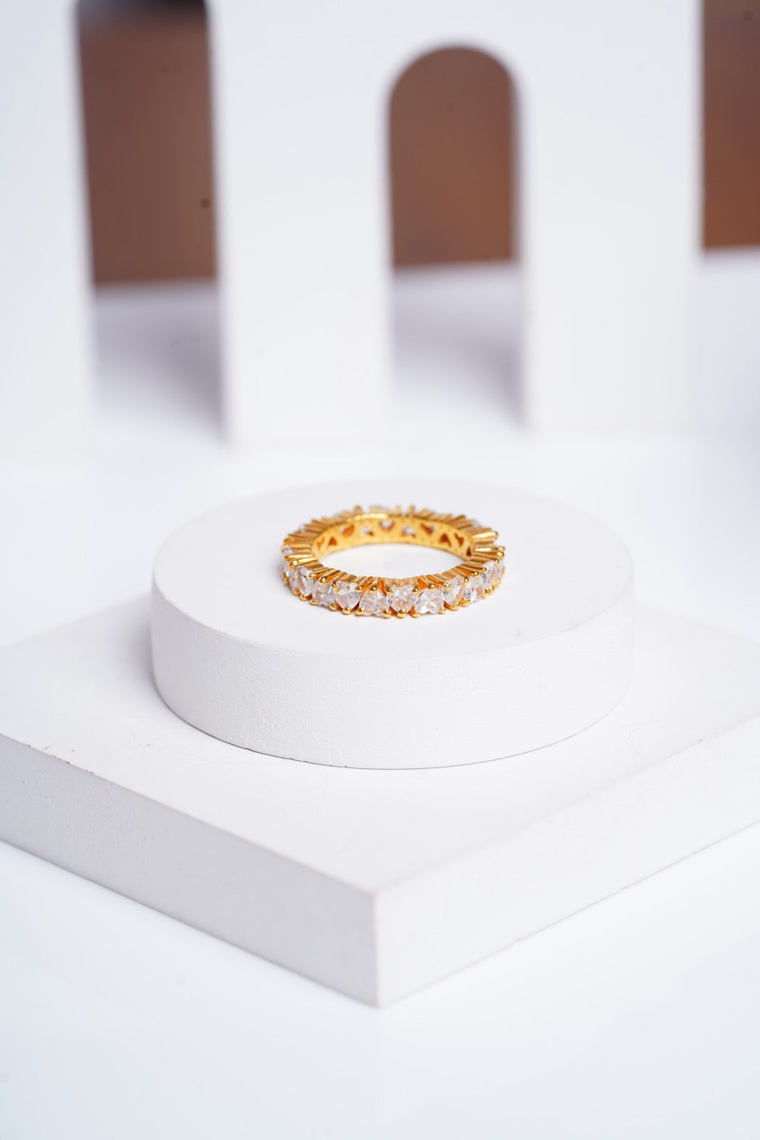 Blushing Heart Eternity Ring-Rings-Anushka Jain Jewellery