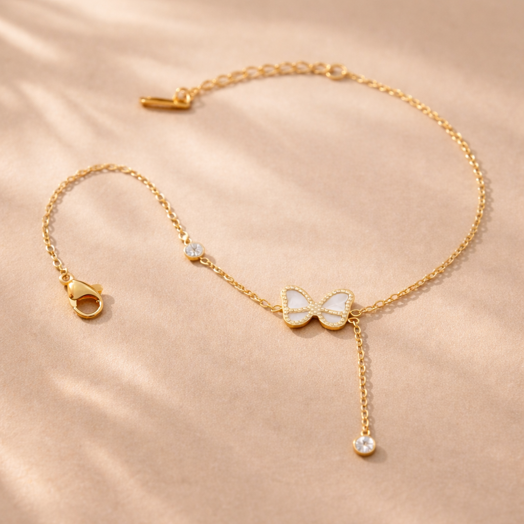 Bow Charm Bracelet-Anushka Jain Jewellery