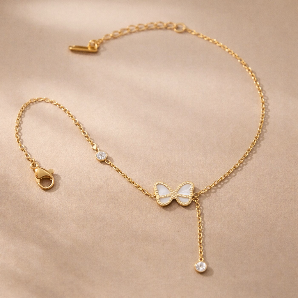 Bow Charm Bracelet-Anushka Jain Jewellery