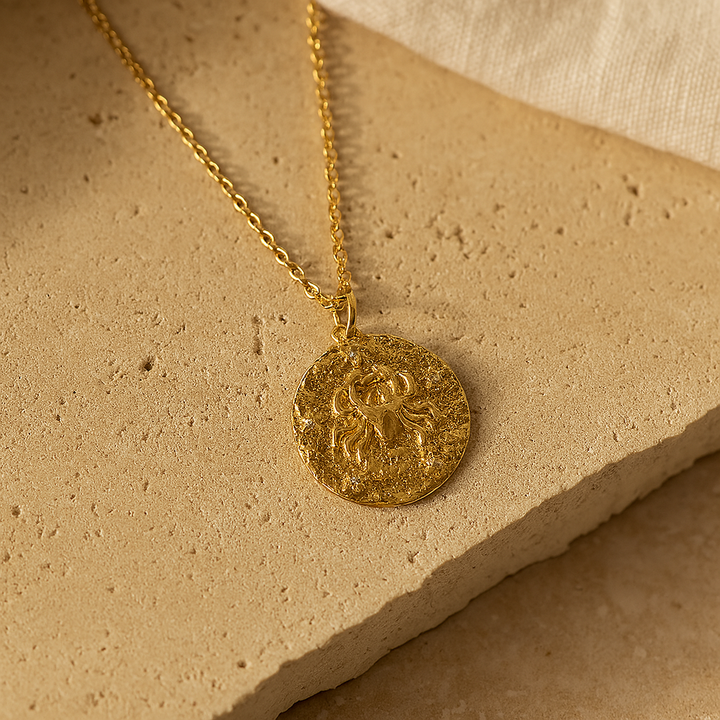 Cancer Zodiac Necklace-Necklaces-Anushka Jain Jewellery