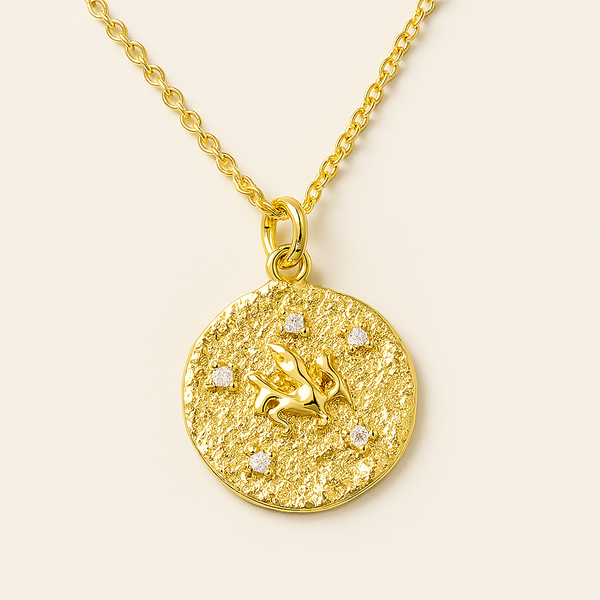 Capricorn Zodiac Necklace-Necklaces-Anushka Jain Jewellery