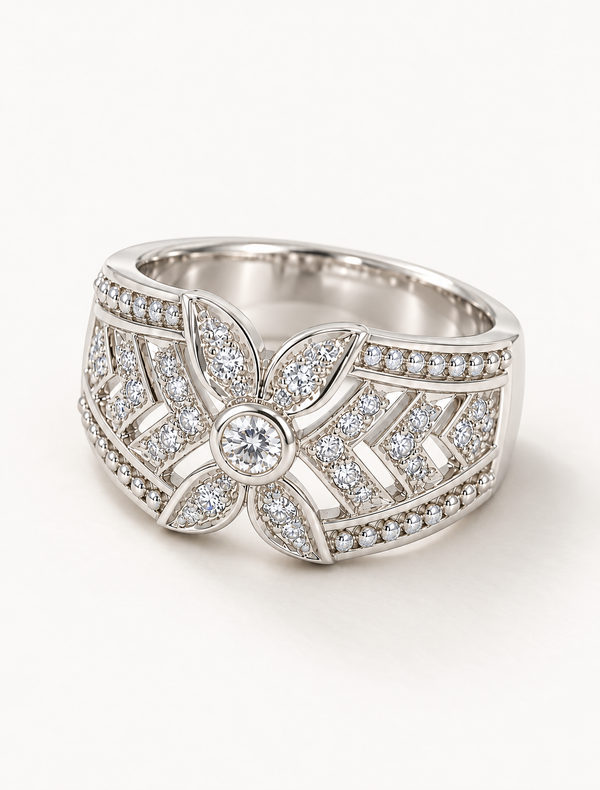 Celeste Bloom Statement Ring
