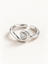 Celeste Spiral Open Ring