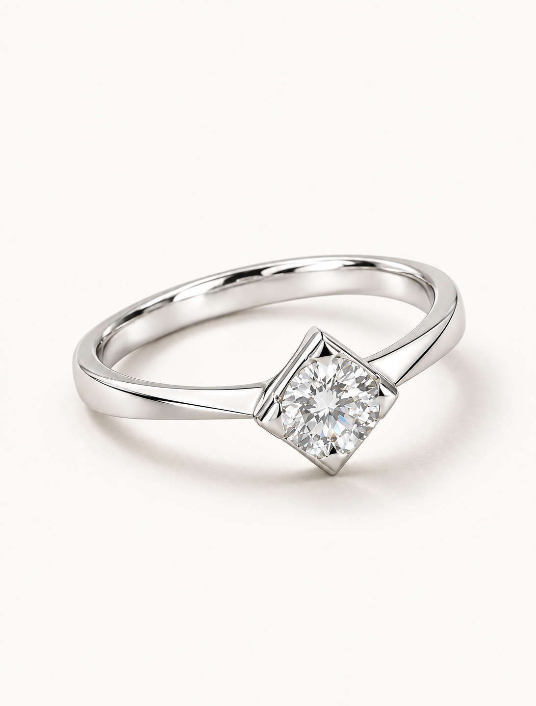 Celestia Princess Solitaire Ring
