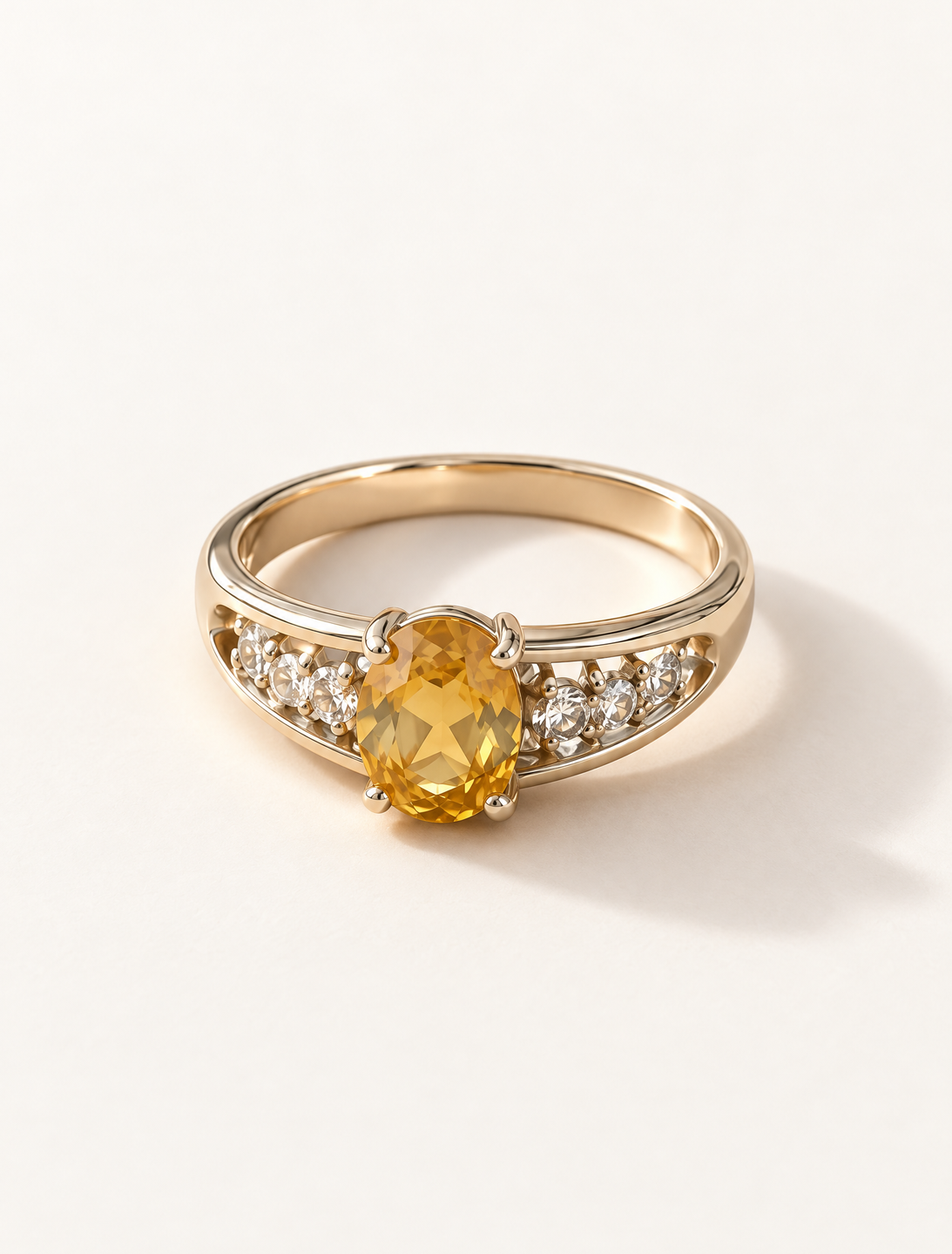 Citrine Glow Ring