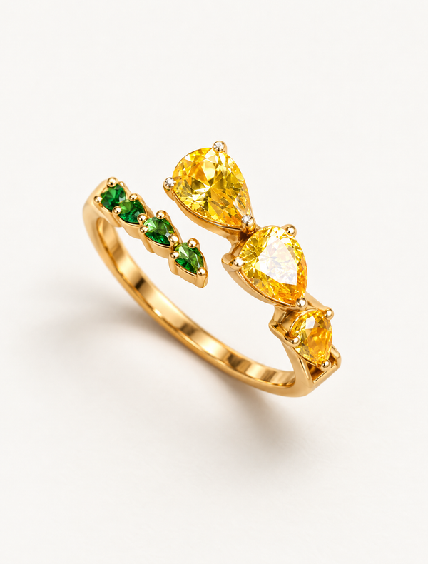 Citrus Garden Eternity Ring
