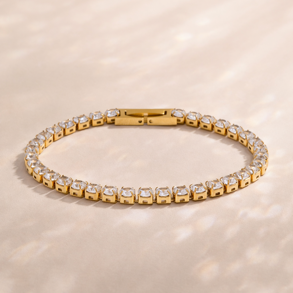 Classic Tennis Bracelet-Anushka Jain Jewellery