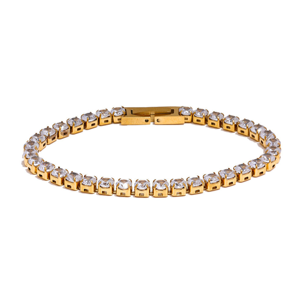 Classic Tennis Bracelet-Anushka Jain Jewellery