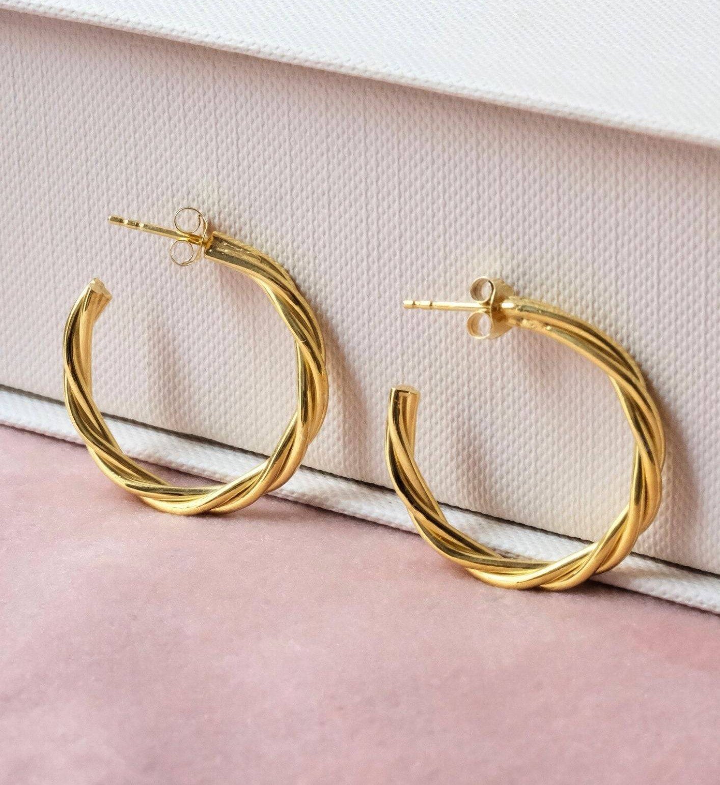 Coil Hoops-Hoops-Anushka Jain Jewellery