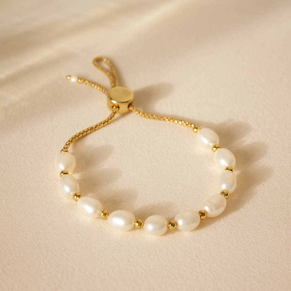 Cove Pearl Bracelet-Bracelets-Anushka Jain Jewellery