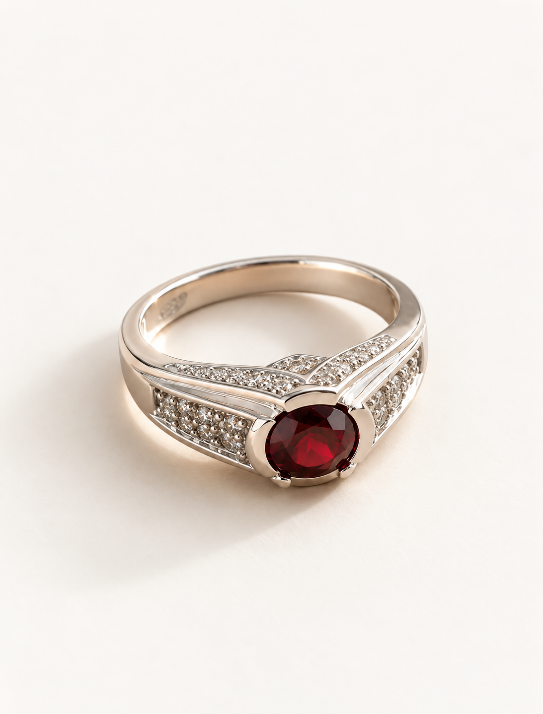 Crimson Crown Ring