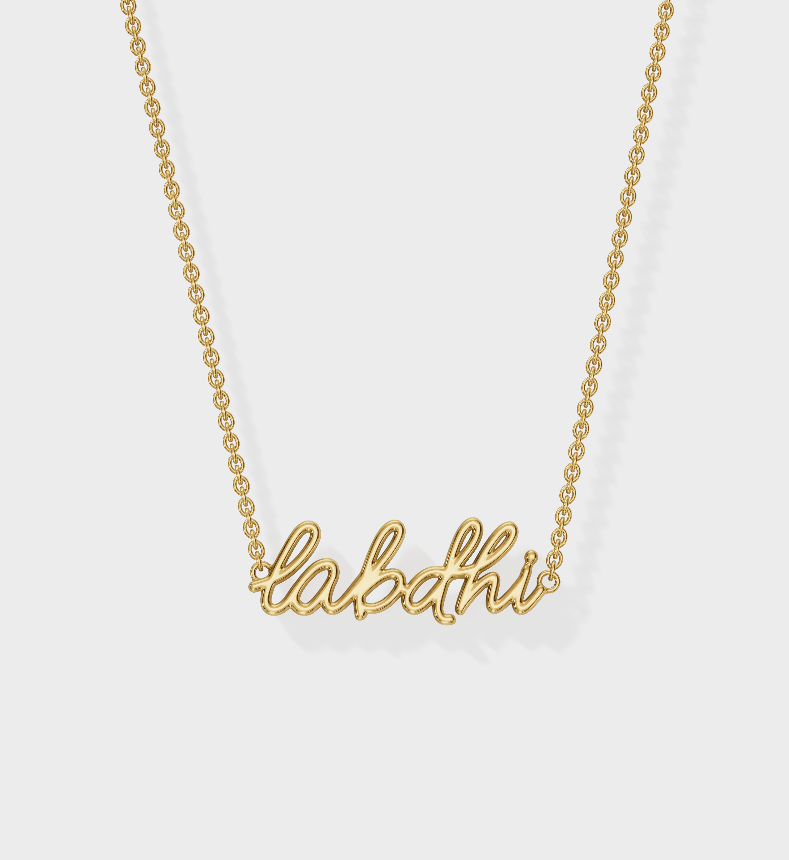 Cursive Name Necklace-Necklaces-Anushka Jain Jewellery