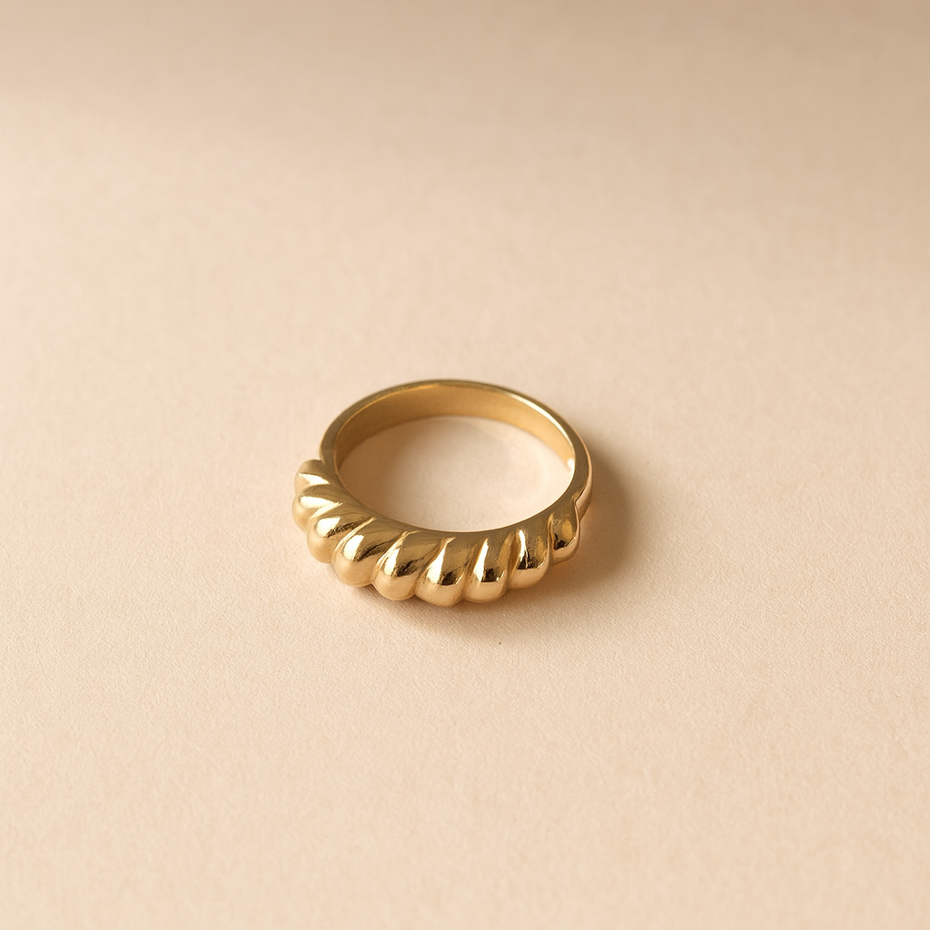 Curved Mound Ring-Rings-Anushka Jain Jewellery