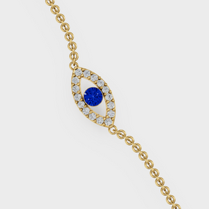 Blue Evil Eye Bracelet