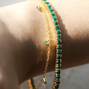 Emerald Tennis Bracelet