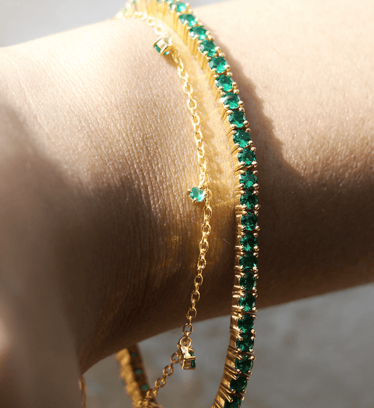 Emerald Tennis Bracelet