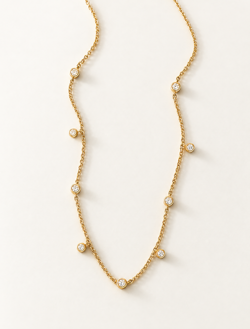 Delicate Diamond Necklace