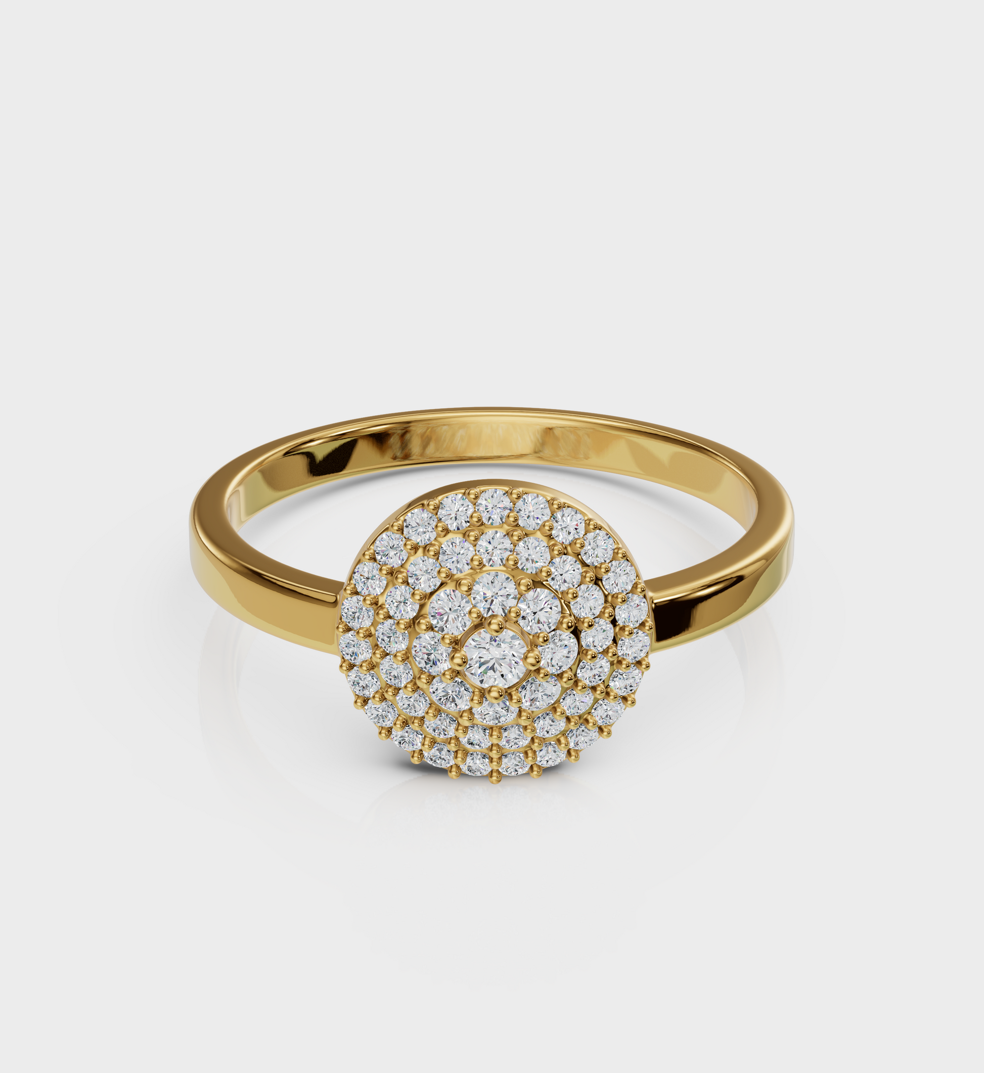 Diamond Circle Ring