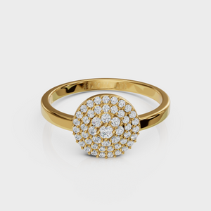 Diamond Circle Ring