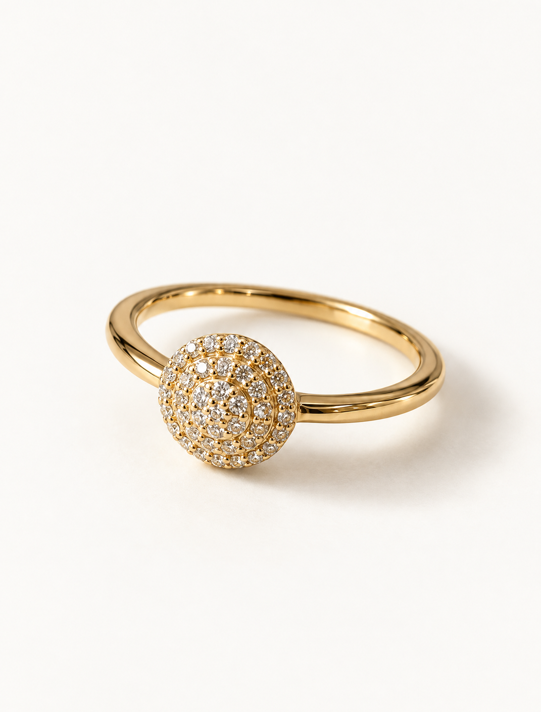 Diamond Circle Ring