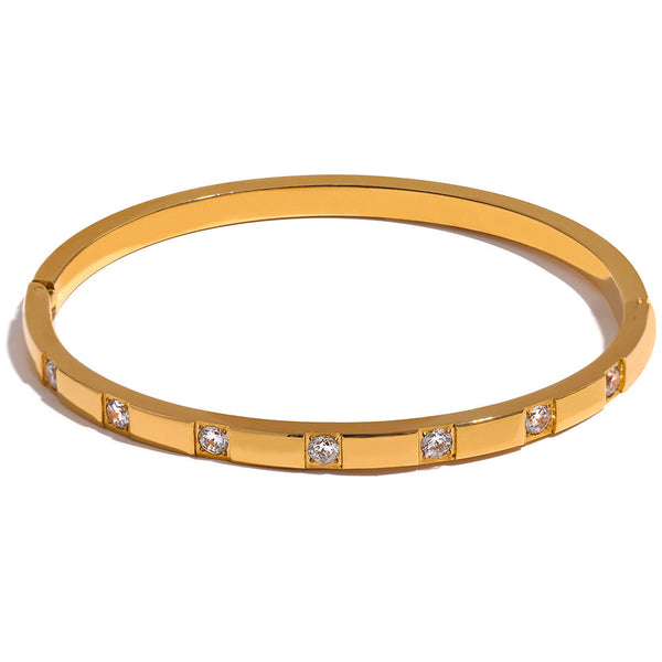 Diamond Line Bangle-Anushka Jain Jewellery