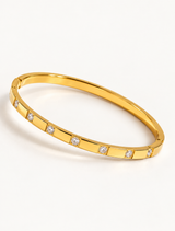 Diamond Line Bangle