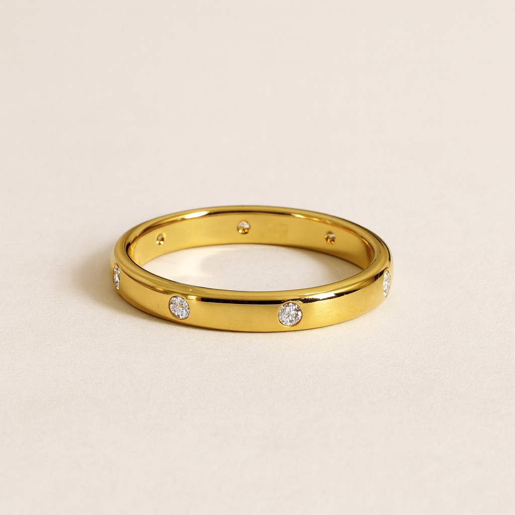 Diamond Pave Ring-Rings-Anushka Jain Jewellery