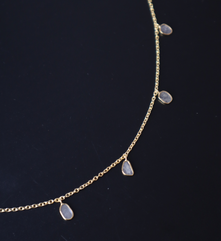 Diamond Polki Necklace-Pendants-Anushka Jain Jewellery
