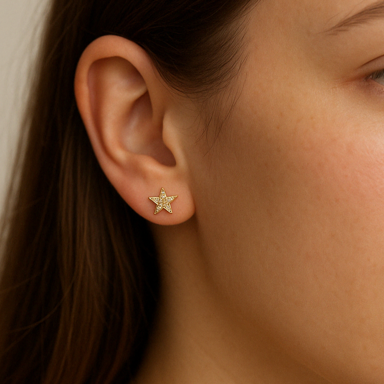 Diamond Star Set-Anushka Jain Jewellery