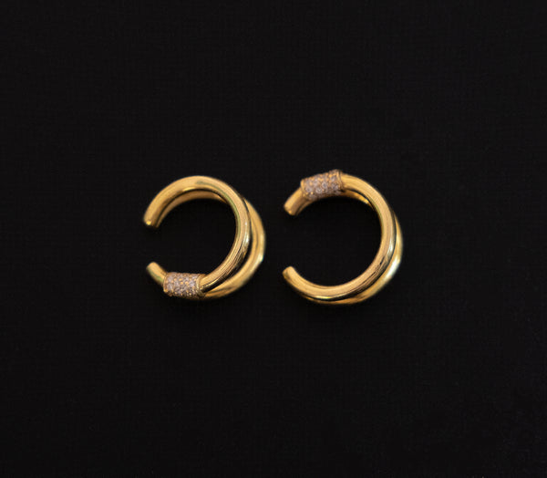 Double Row Ear Cuff-Ear Cuffs-Anushka Jain Jewellery