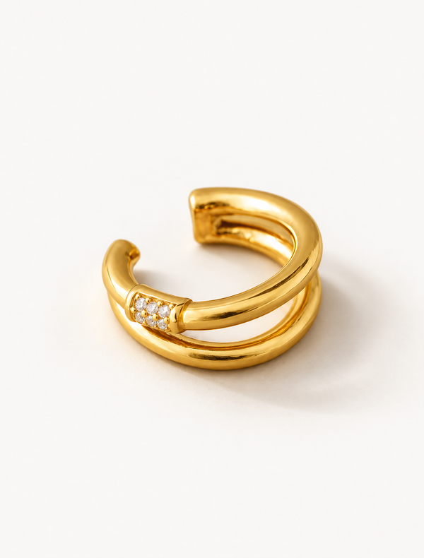 Double Row Ear Cuff