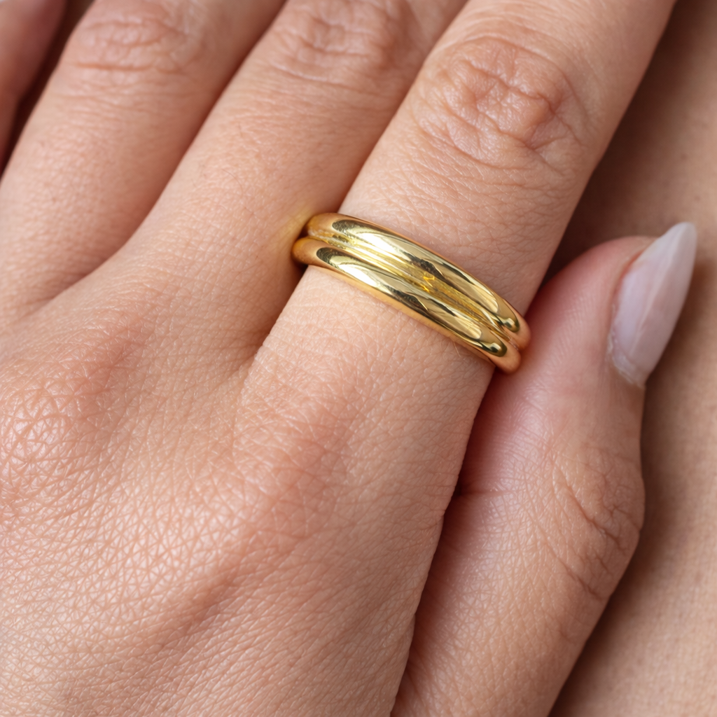Double Wave Ring-Anushka Jain Jewellery