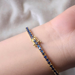 Sapphire Tennis Bracelet