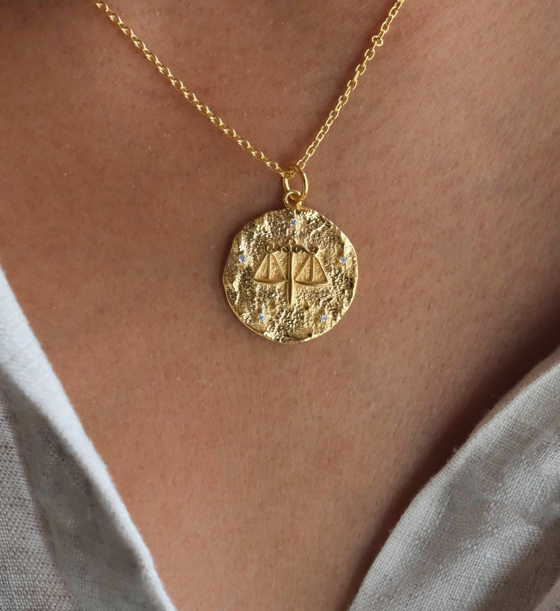 Libra Zodiac Necklace