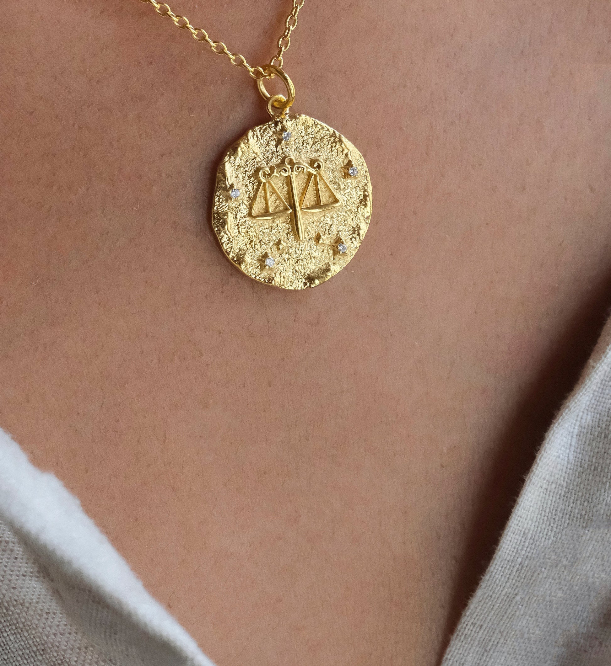 Libra Zodiac Necklace