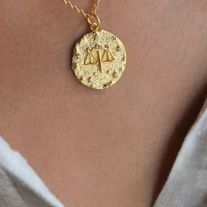 Libra Zodiac Necklace