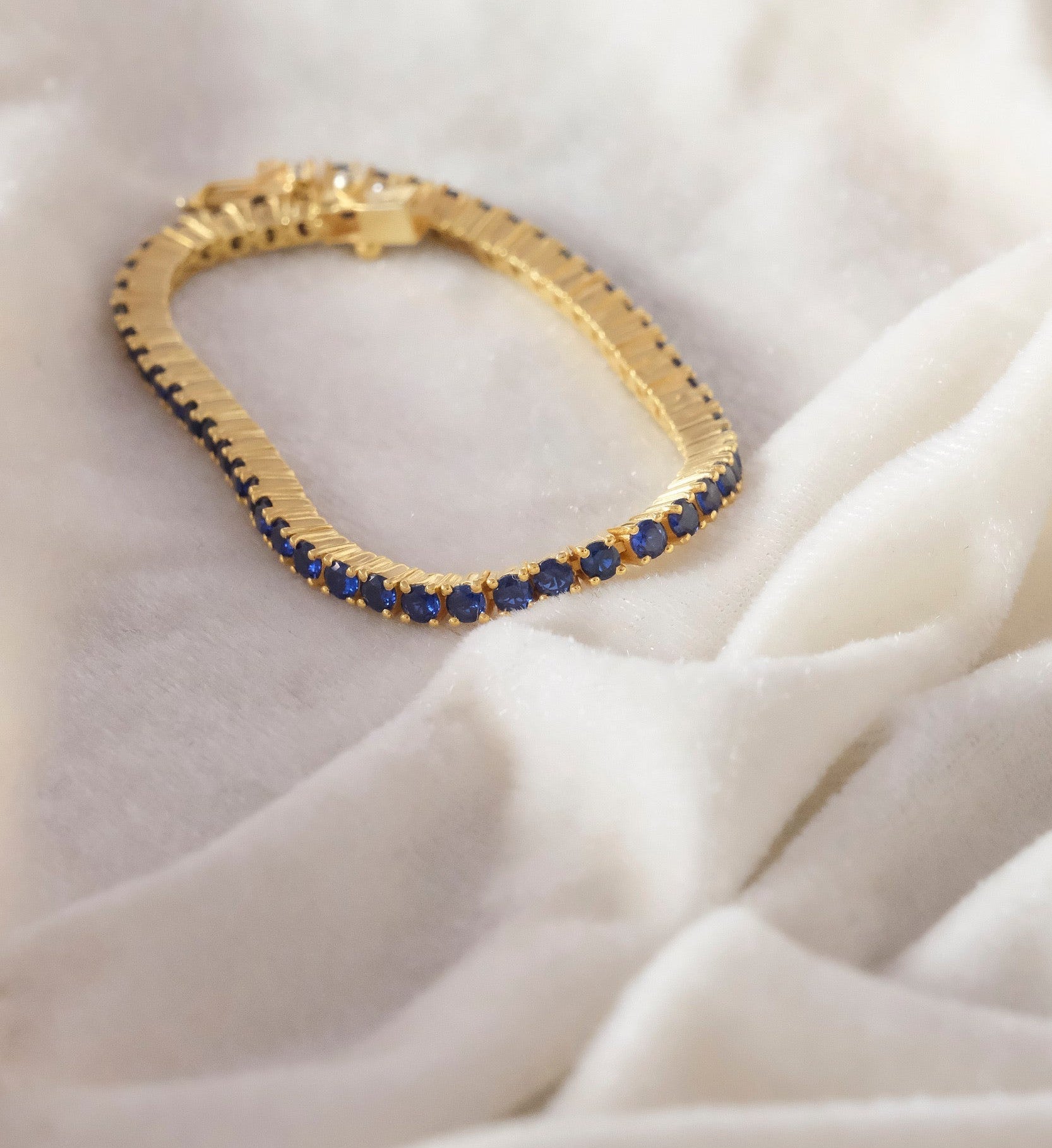 Sapphire Tennis Bracelet