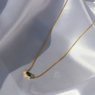 Marquise Emerald Necklace