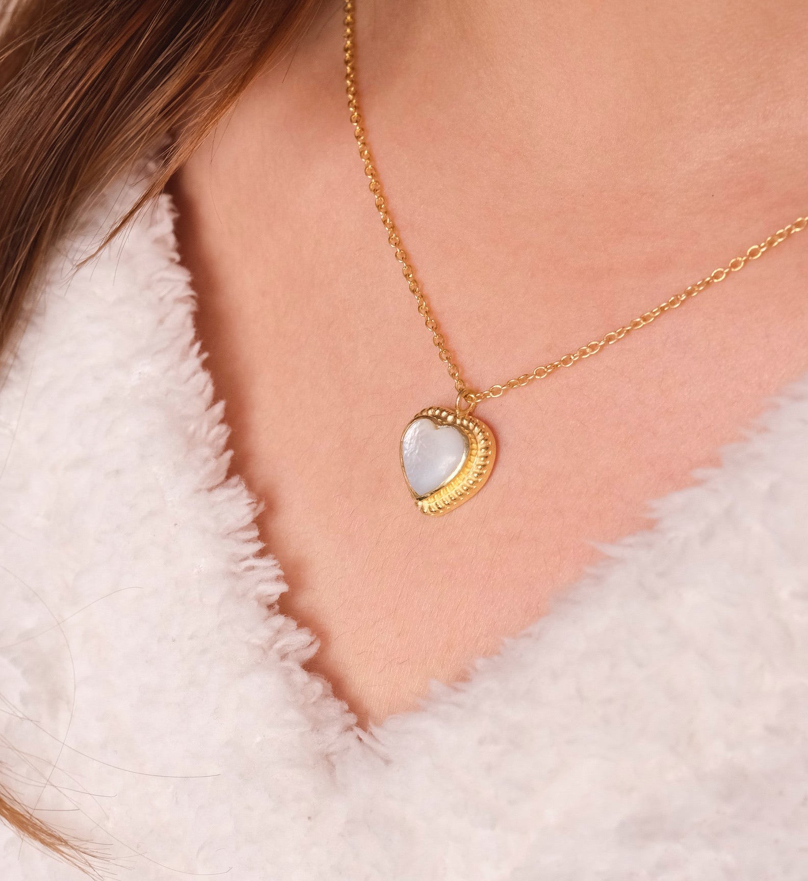 Heart Stone Necklace