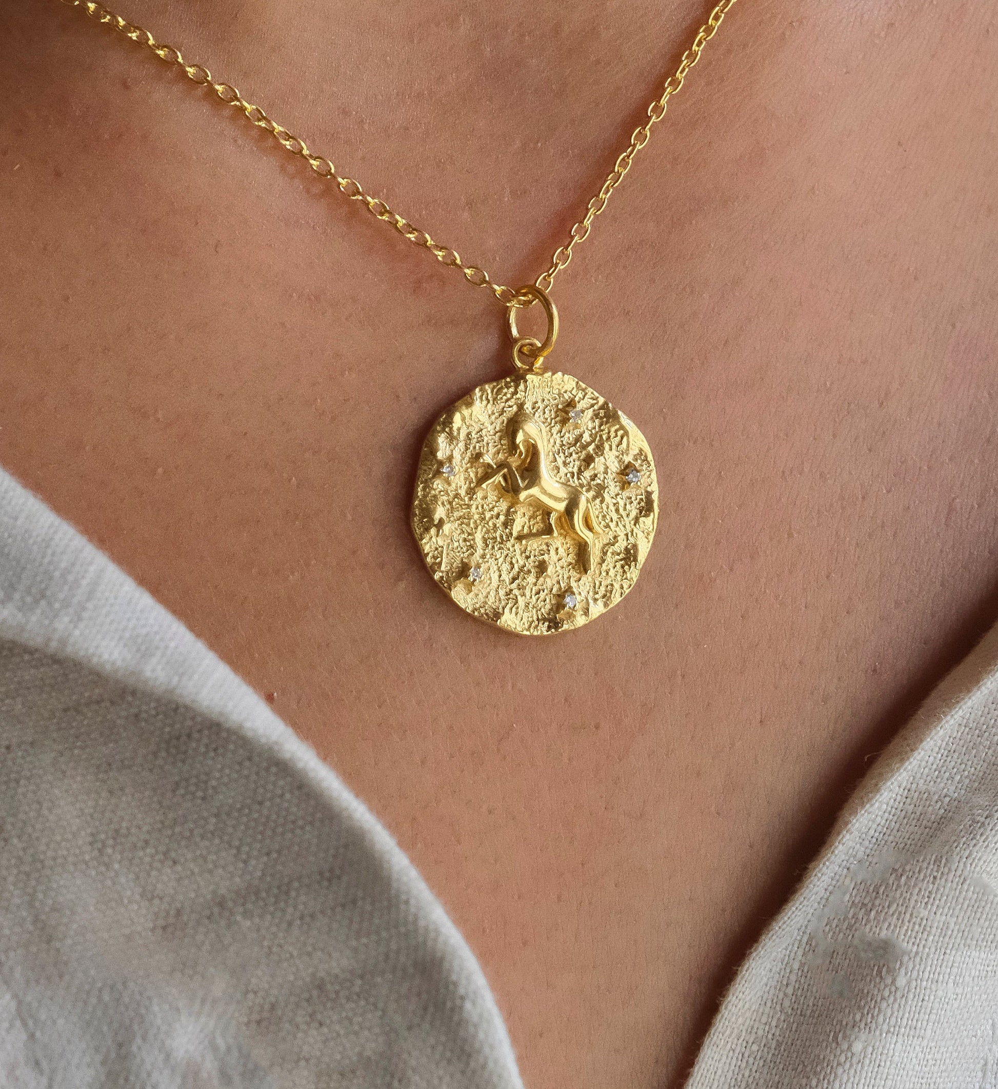 Aries Zodiac Necklace