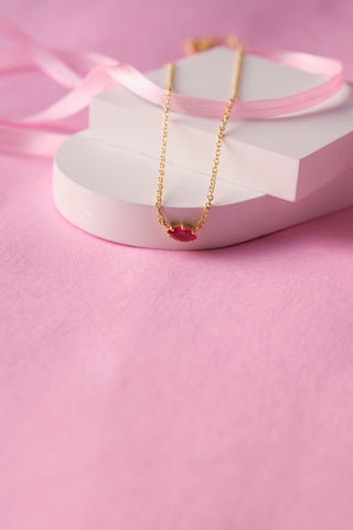 Marquise Ruby Necklace