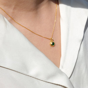 August Birthstone Necklace