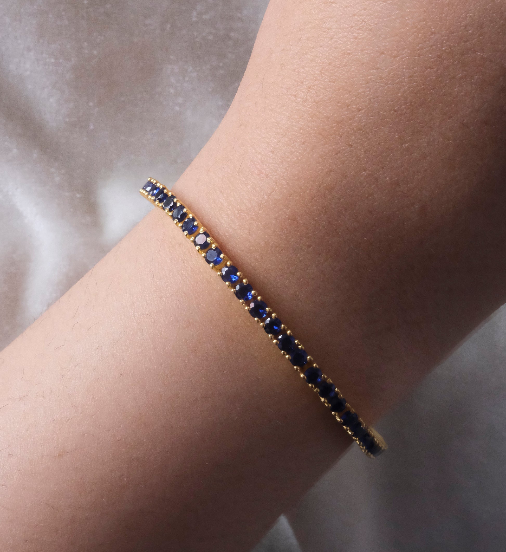 Sapphire Tennis Bracelet